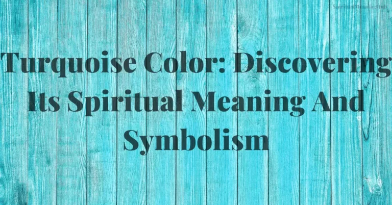 turquoise color meaning