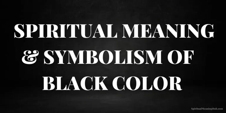 black color spiritual meaning