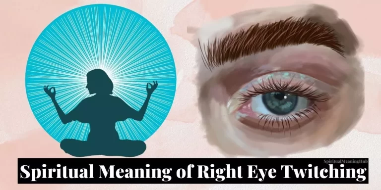 right eye twitching spiritual meaning